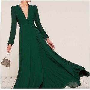 REFORMATION Milan wrap dress